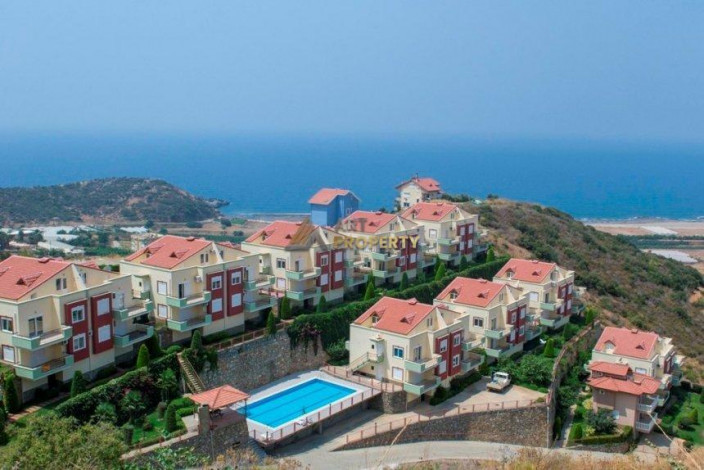 Трехкомнатная квартира с видом на Средиземное море в Газипаша, 86 м2 - Ракурс 15