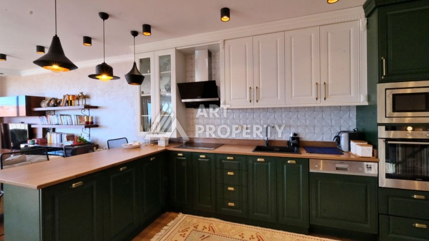 Эксклюзивная вилла 4+2 с панорамными видами на море и горы в районе Оба, Алания - Ракурс 46