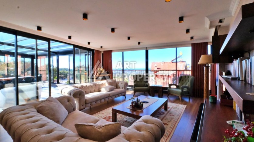 Эксклюзивная вилла 4+2 с панорамными видами на море и горы в районе Оба, Алания - Ракурс 50