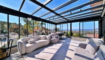 Эксклюзивная вилла 4+2 с панорамными видами на море и горы в районе Оба, Алания - Ракурс 52