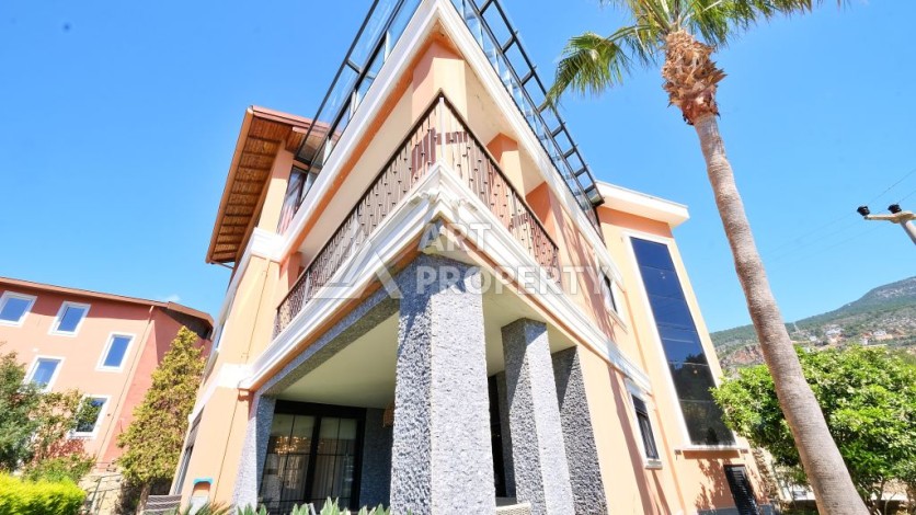 Эксклюзивная вилла 4+2 с панорамными видами на море и горы в районе Оба, Алания - Ракурс 58