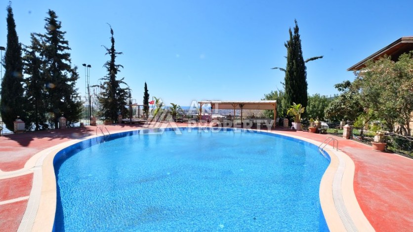 Эксклюзивная вилла 4+2 с панорамными видами на море и горы в районе Оба, Алания - Ракурс 64