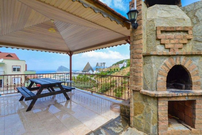 Трехкомнатная квартира с видом на Средиземное море в Газипаша, 86 м2 - Ракурс 21