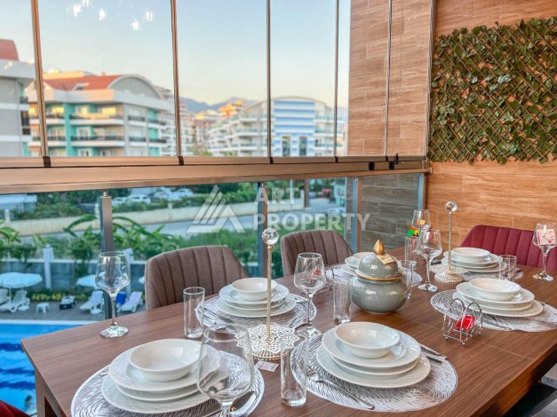 Стильная квартира 3+1 по выгодной цене в районе Оба, Алания - Ракурс 13