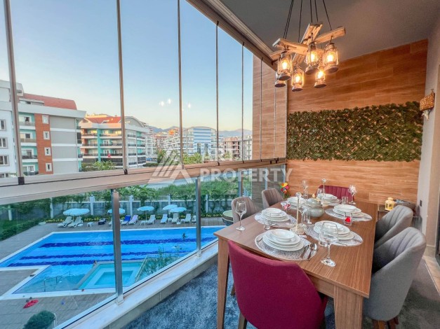 Стильная квартира 3+1 по выгодной цене в районе Оба, Алания - Ракурс 30