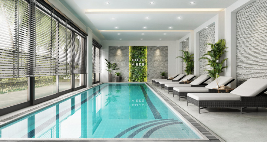 Инвестиционный проект на стадии котлована в самом живописном районе Алании, Авсаллар. - Ракурс 14