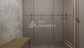 Современная камерная резиденция с квартирами 2+1 и 3+1 от 94 до 186 кв.м. Джикджилли, Алания - Ракурс 6