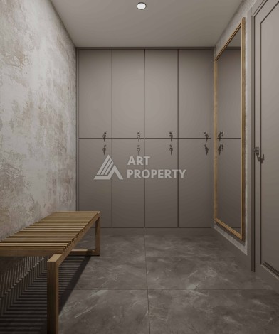 Современная камерная резиденция с квартирами 2+1 и 3+1 от 94 до 186 кв.м. Джикджилли, Алания - Ракурс 5