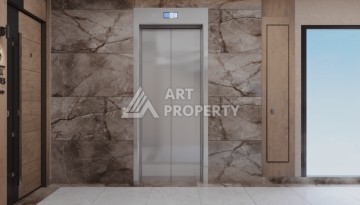 Современная камерная резиденция с квартирами 2+1 и 3+1 от 94 до 186 кв.м. Джикджилли, Алания - Ракурс 7