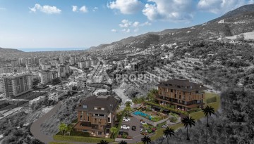 Современная камерная резиденция с квартирами 2+1 и 3+1 от 94 до 186 кв.м. Джикджилли, Алания - Ракурс 13