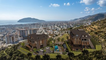 Современная камерная резиденция с квартирами 2+1 и 3+1 от 94 до 186 кв.м. Джикджилли, Алания - Ракурс 17