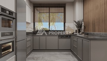 Современная камерная резиденция с квартирами 2+1 и 3+1 от 94 до 186 кв.м. Джикджилли, Алания - Ракурс 19