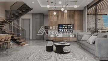 Современная камерная резиденция с квартирами 2+1 и 3+1 от 94 до 186 кв.м. Джикджилли, Алания - Ракурс 23