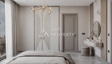 Современная камерная резиденция с квартирами 2+1 и 3+1 от 94 до 186 кв.м. Джикджилли, Алания - Ракурс 25