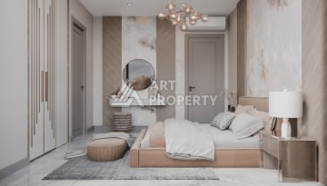 Современная камерная резиденция с квартирами 2+1 и 3+1 от 94 до 186 кв.м. Джикджилли, Алания - Ракурс 26