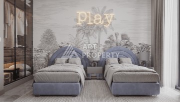 Современная камерная резиденция с квартирами 2+1 и 3+1 от 94 до 186 кв.м. Джикджилли, Алания - Ракурс 28