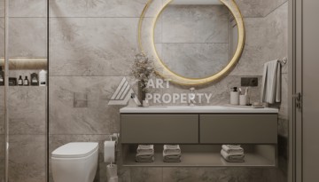 Современная камерная резиденция с квартирами 2+1 и 3+1 от 94 до 186 кв.м. Джикджилли, Алания - Ракурс 30