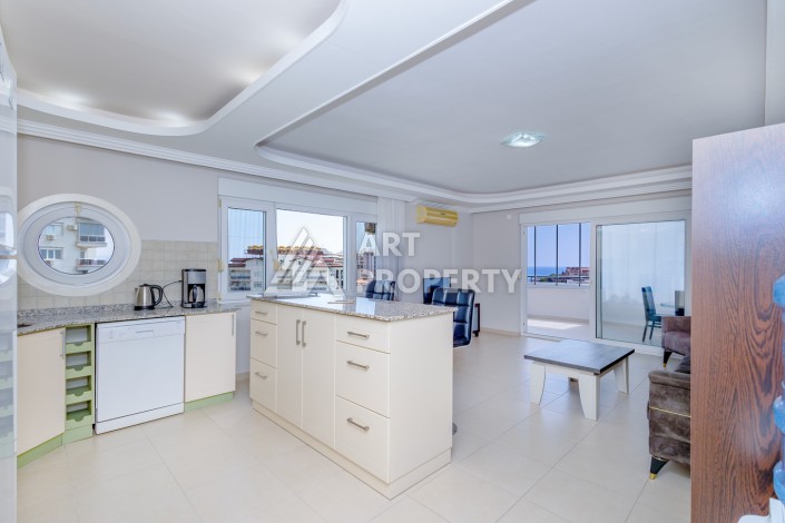 Просторная квартира 2+1 с видом на море в Джикджилли, 120 кв.м. - Ракурс 14