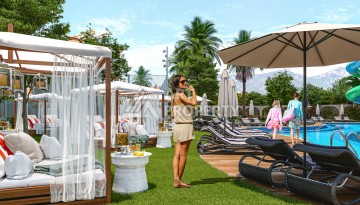 Квартиры 1+1 и пентхаус 2+1 в открытом для ВНЖ районе Тосмур, от 60 кв.м. - Ракурс 7