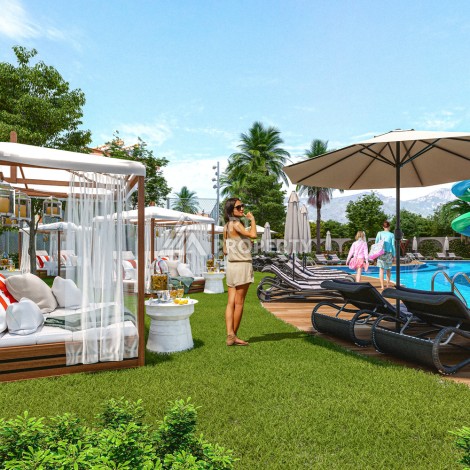 Квартиры 1+1 и пентхаус 2+1 в открытом для ВНЖ районе Тосмур, от 60 кв.м. - Ракурс 6