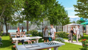 Квартиры 1+1 и пентхаус 2+1 в открытом для ВНЖ районе Тосмур, от 60 кв.м. - Ракурс 8