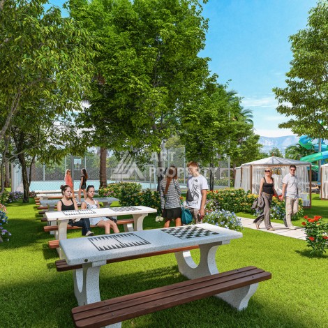 Квартиры 1+1 и пентхаус 2+1 в открытом для ВНЖ районе Тосмур, от 60 кв.м. - Ракурс 7