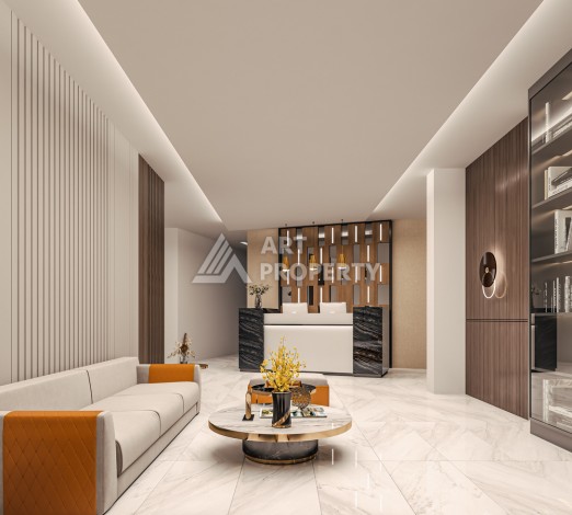 Квартиры 1+1 и пентхаус 2+1 в открытом для ВНЖ районе Тосмур, от 60 кв.м. - Ракурс 11