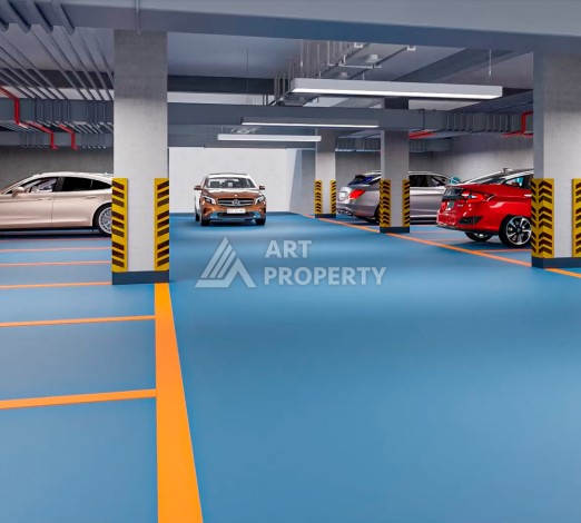 Квартиры 1+1 и пентхаус 2+1 в открытом для ВНЖ районе Тосмур, от 60 кв.м. - Ракурс 14