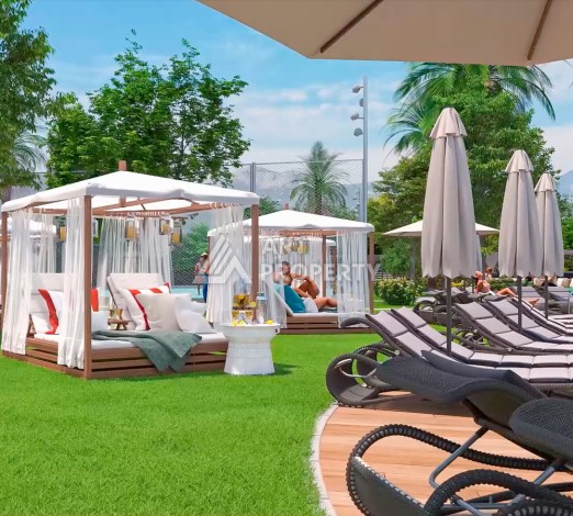 Квартиры 1+1 и пентхаус 2+1 в открытом для ВНЖ районе Тосмур, от 60 кв.м. - Ракурс 21