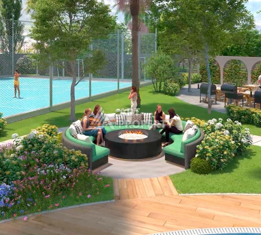 Квартиры 1+1 и пентхаус 2+1 в открытом для ВНЖ районе Тосмур, от 60 кв.м. - Ракурс 22