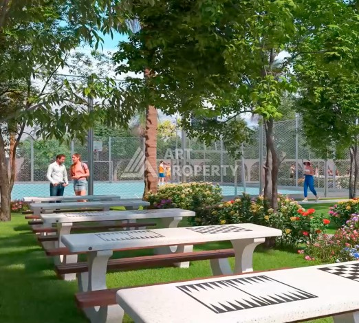 Квартиры 1+1 и пентхаус 2+1 в открытом для ВНЖ районе Тосмур, от 60 кв.м. - Ракурс 23