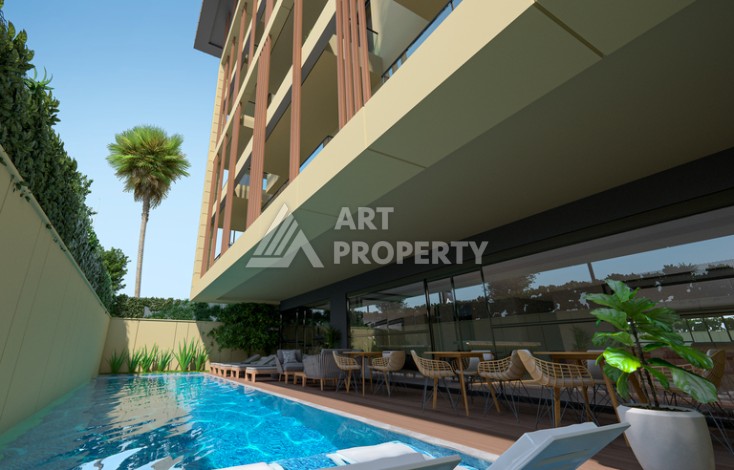 Квартиры 1+1, 2+1 и 3+1 в 160 метрах от пляжа Кейкубад - Ракурс 2