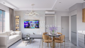 Квартиры 1+1, 2+1 и 3+1 в 160 метрах от пляжа Кейкубад - Ракурс 12