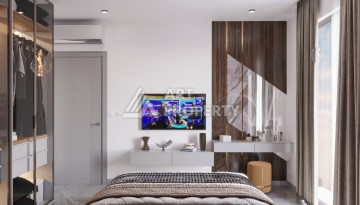 Квартиры 1+1, 2+1 и 3+1 в 160 метрах от пляжа Кейкубад - Ракурс 13