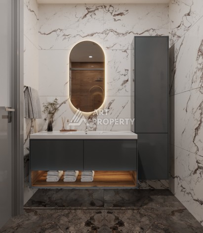 Квартиры 1+1, 2+1 и 3+1 в 160 метрах от пляжа Кейкубад - Ракурс 15