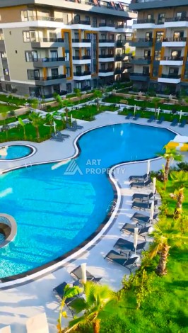 Две квартиры 1+1 в районе Оба, 48-50 кв.м. Резиденции премиум-класса - Ракурс 3