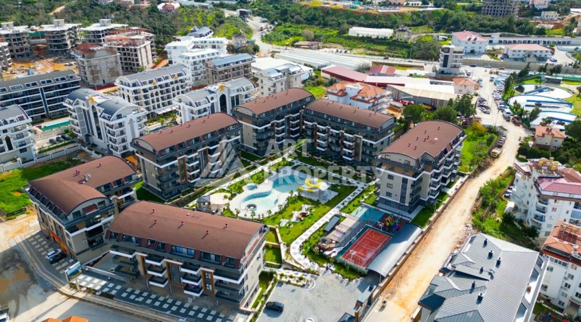 Две квартиры 1+1 в районе Оба, 48-50 кв.м. Резиденции премиум-класса - Ракурс 4