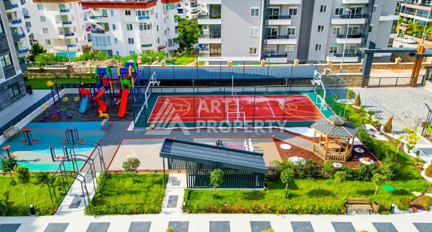 Две квартиры 1+1 в районе Оба, 48-50 кв.м. Резиденции премиум-класса - Ракурс 9