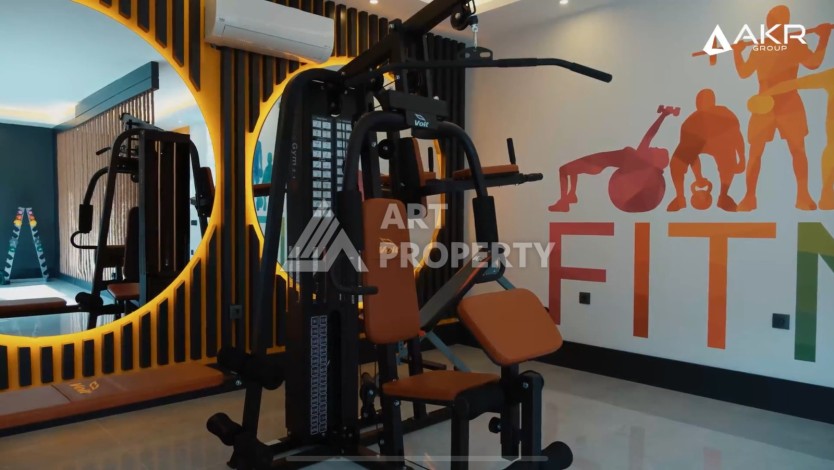 Две квартиры 1+1 в районе Оба, 48-50 кв.м. Резиденции премиум-класса - Ракурс 13