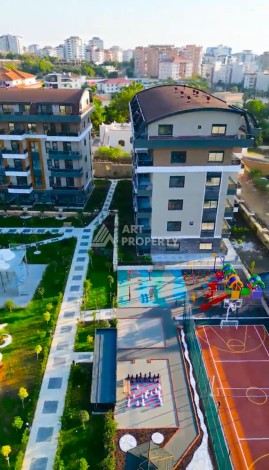 Две квартиры 1+1 в районе Оба, 48-50 кв.м. Резиденции премиум-класса - Ракурс 14