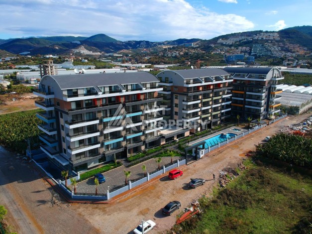 Квартира 1+1 с высокими потолками в районе Каргыджак, 250 м до моря - Ракурс 21