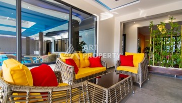 Квартира 1+1 с высокими потолками в районе Каргыджак, 250 м до моря - Ракурс 23