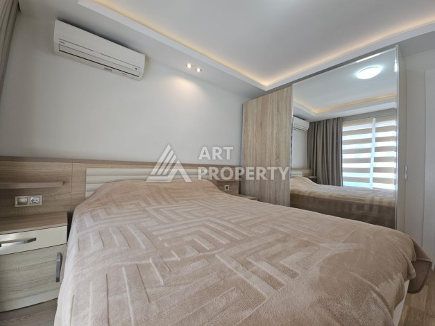 Квартира 1+1 в комплексе с отельной инфраструктурой, район Махмутлар, 500 м до моря - Ракурс 13