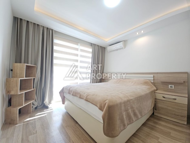 Квартира 1+1 в комплексе с отельной инфраструктурой, район Махмутлар, 500 м до моря - Ракурс 14