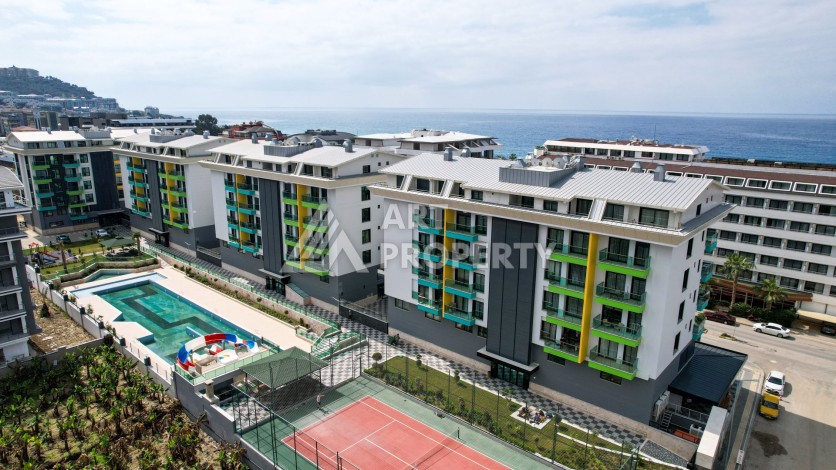 Квартира 1+1 у моря в районе Каргыджак, 100 м до пляжа - Ракурс 21