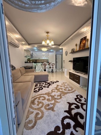 Срочная продажа большой квартиры 1+1 в элитном ЖК, 100 метров от моря в Махмутларе - Ракурс 39