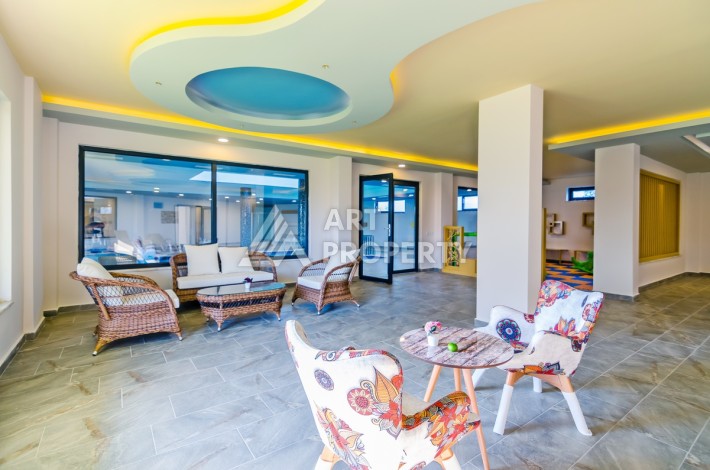 Элитный дуплекс 6+1 в Оба, 300 кв.м. Гражданство Турции и вид на море - Ракурс 3