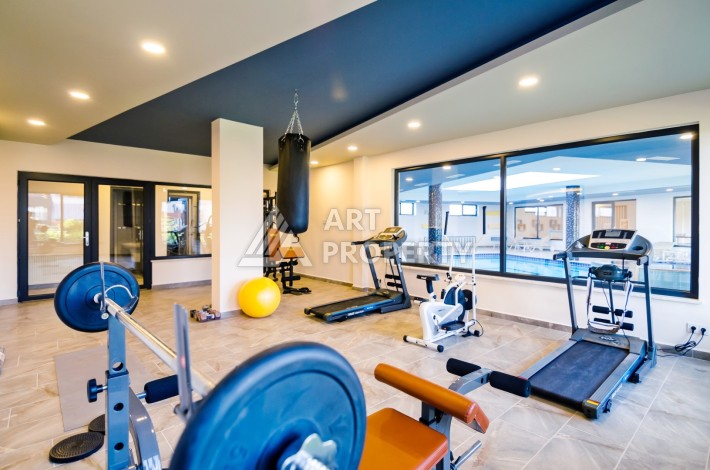 Элитный дуплекс 6+1 в Оба, 300 кв.м. Гражданство Турции и вид на море - Ракурс 6