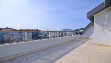 Элитный дуплекс 6+1 в Оба, 300 кв.м. Гражданство Турции и вид на море - Ракурс 28