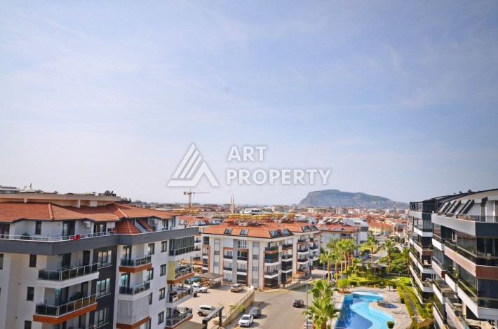 Элитный дуплекс 6+1 в Оба, 300 кв.м. Гражданство Турции и вид на море - Ракурс 30